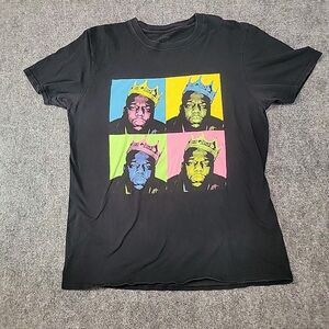 The Notorious BIG Shirt Mens L Black Life After Death Rap Hip Hop King Tee